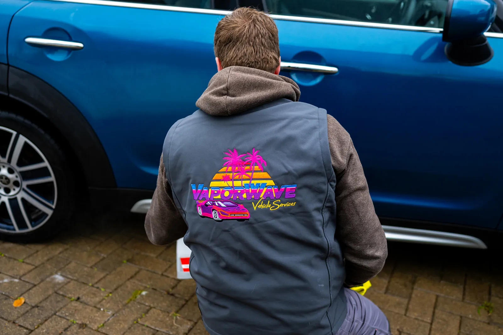 Interior deep clean and valet service by VaporWave Vehicle Services